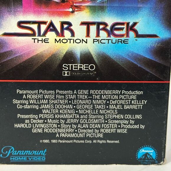 Star Trek The Motion Picture Special Longer Version VHS Video 1980 - Picture 6 of 10